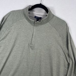 Peter Millar Crown Crafted Perth Quarter Zip Pullover XXL Grey NWT $115 MS22EK56